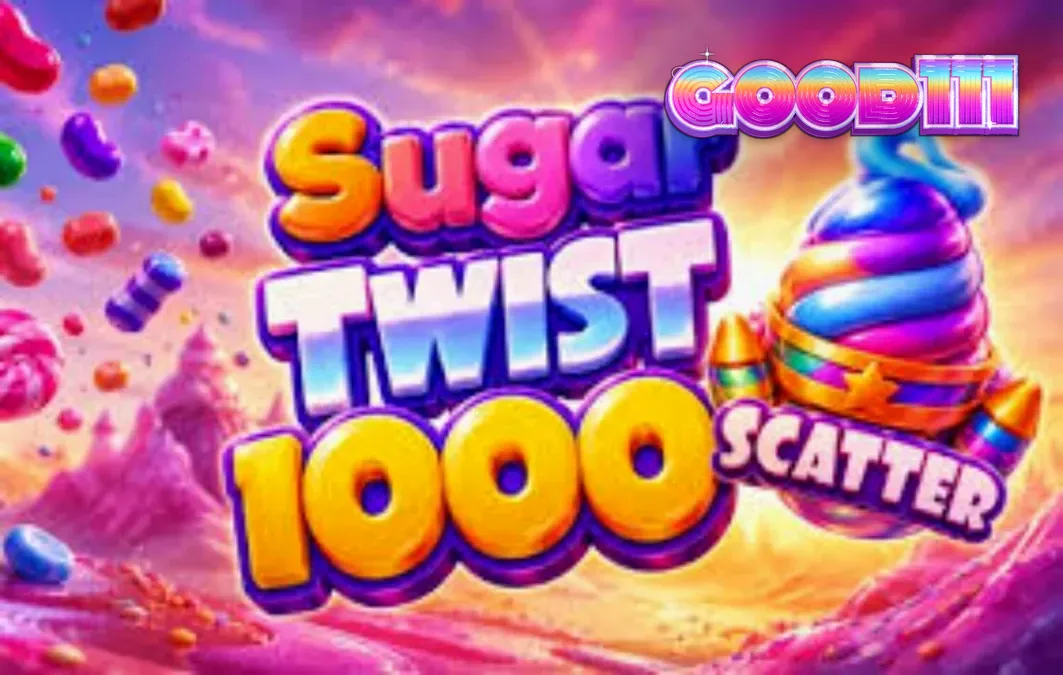 Sugar Twist 1000 slot game interface with vibrant candy symbols